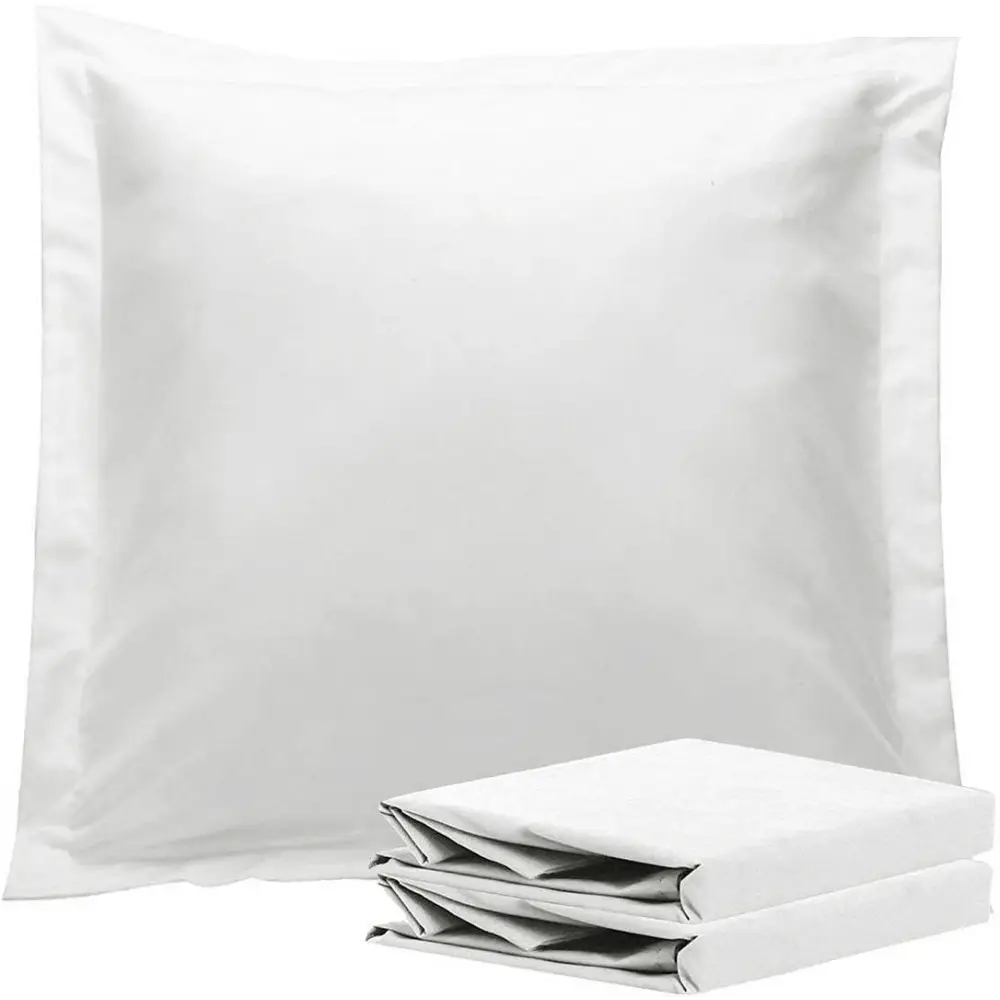1000TC Premium Ultra Soft European Pillowcases 2-Pack White - Home & Garden > Bedding > Pillowcases