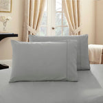 1000TC Premium Ultra Soft Standrad size Pillowcases 2-Pack - Grey - Home & Garden > Bedding > Pillowcases