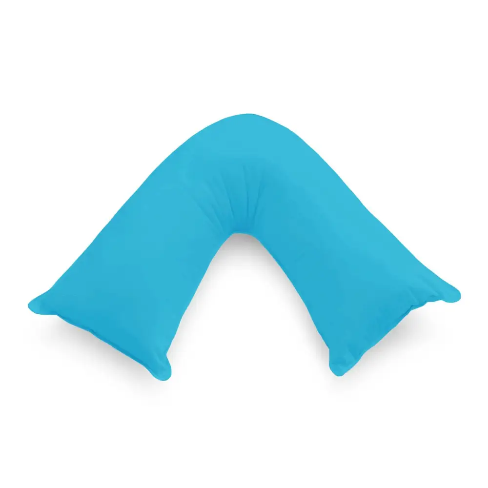 1000TC Premium Ultra Soft V SHAPE Pillowcase - Light Blue - Home & Garden > Bedding > Pillowcases
