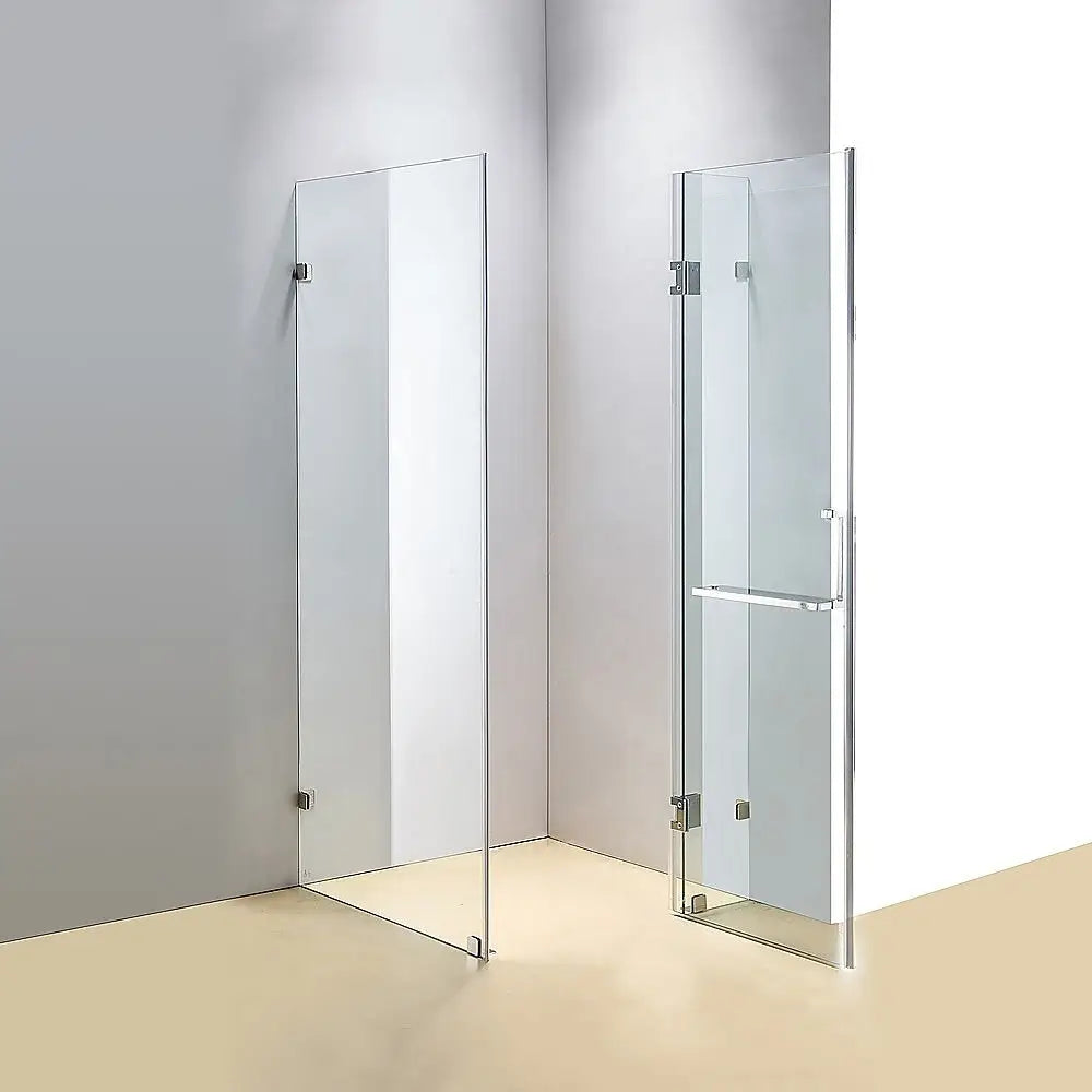 1200 x 900mm Frameless 10mm Glass Shower Screen By Della Francesca - Furniture > Bathroom > Shower Heads & Screens