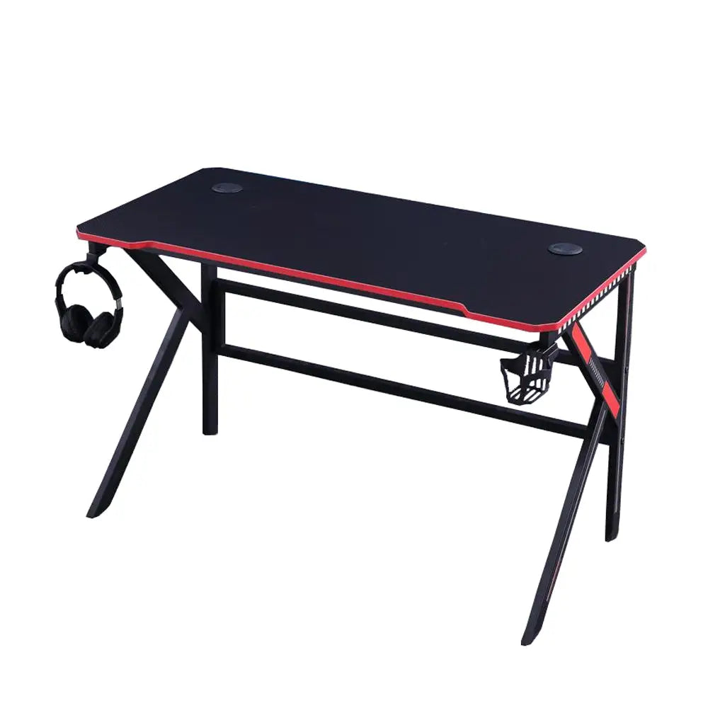 120cm Gaming Desk Desktop PC Computer Desks Desktop Racing Table K-Shaped Leg AU - Furniture > Office