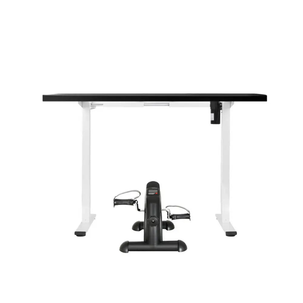 140cm Artiss Electric Standing Desk with Mini Pedal Exercise Bike Home Office - Furniture > Office > Office & Desk