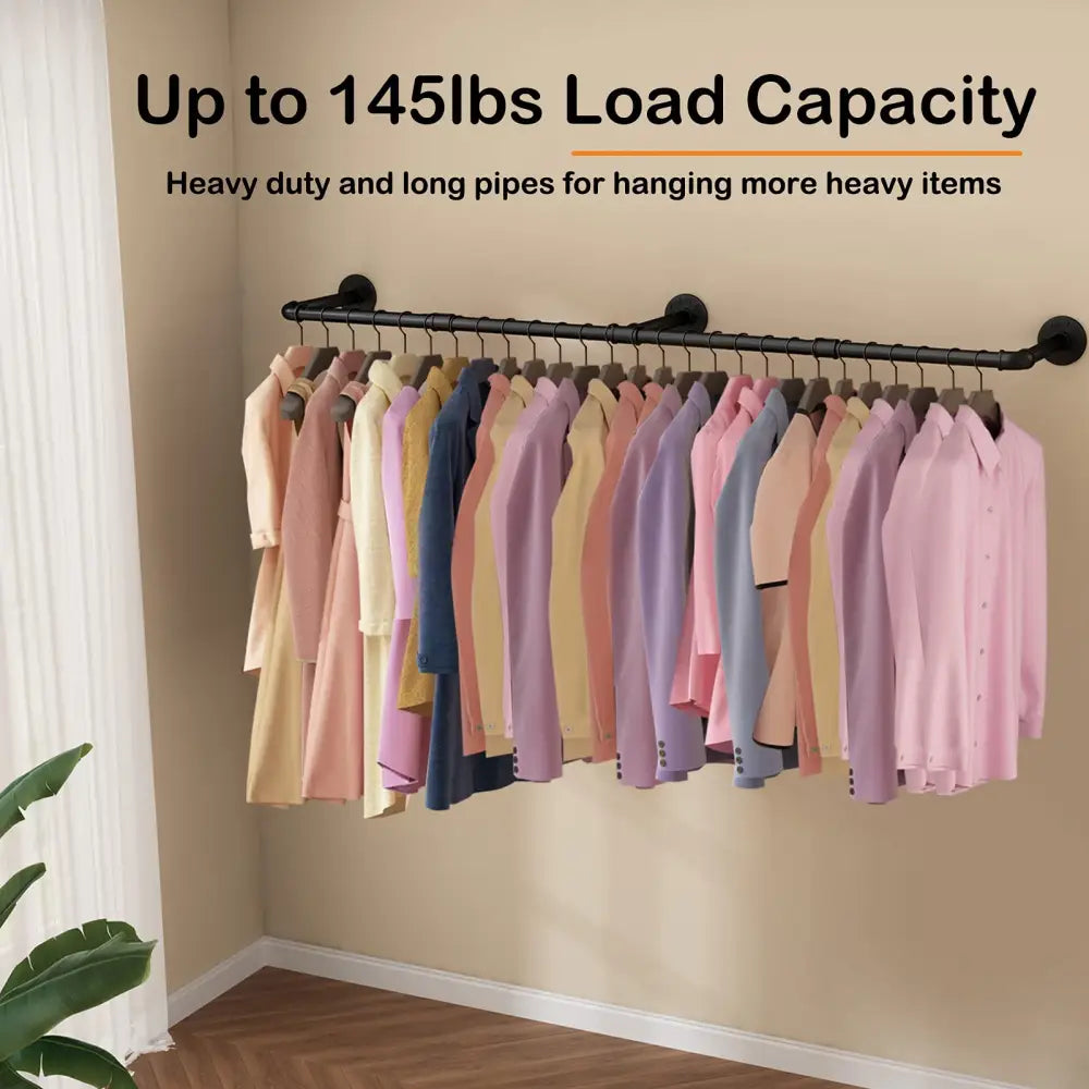 184cm Clothing Racks for Hanging Clothes Garment Rack Industrial Pipe clothes Rack Drying Rack - Home & Garden > Storage