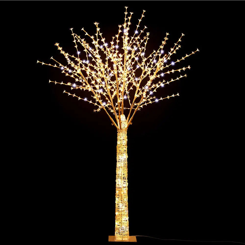 2.1M Christmas Tree 780 LED Lights Cherry Blossom Trees Jingle Jollys - Occasions > Christmas > Christmas Trees