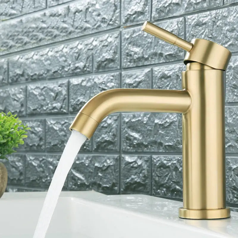 2020 New slim round style basin mount tap low faucet matte black tap mixer spout - Home & Garden > Bathroom Accessories