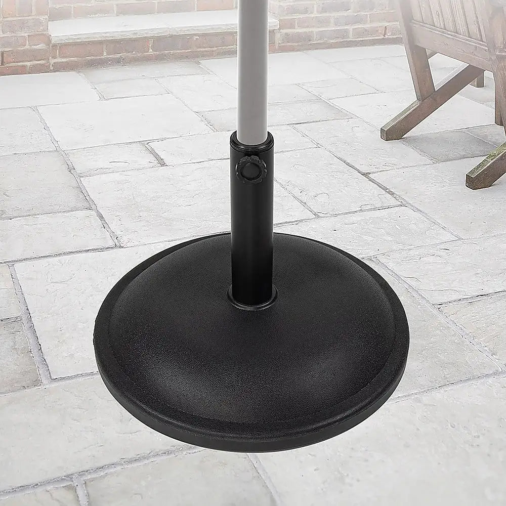 20kg Patio Sun Umbrella Base Durable Parasol Garden Stand Cement Round - Home & Garden > Shading