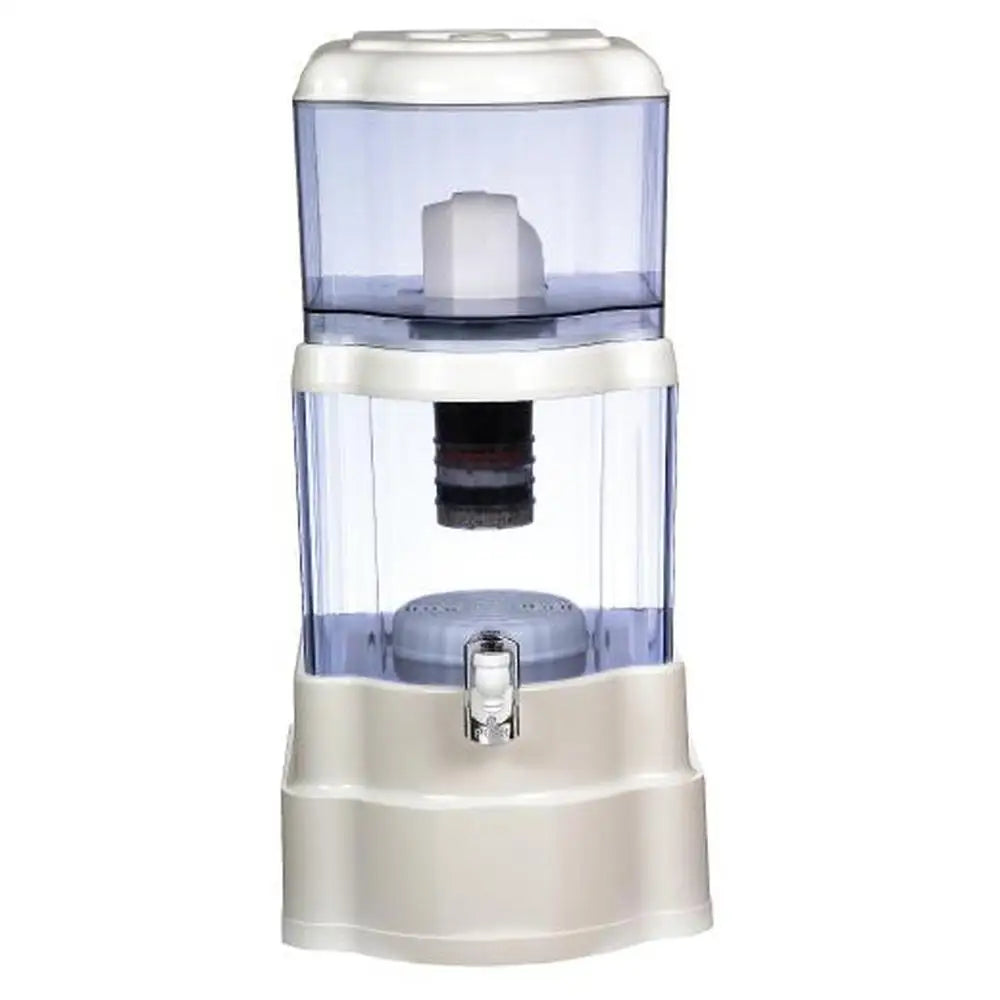 22L Benchtop 8 Stage Water Filter - Ceramic Carbon Mineral Stone Silica Purifier - Appliances > Kitchen Appliances >
