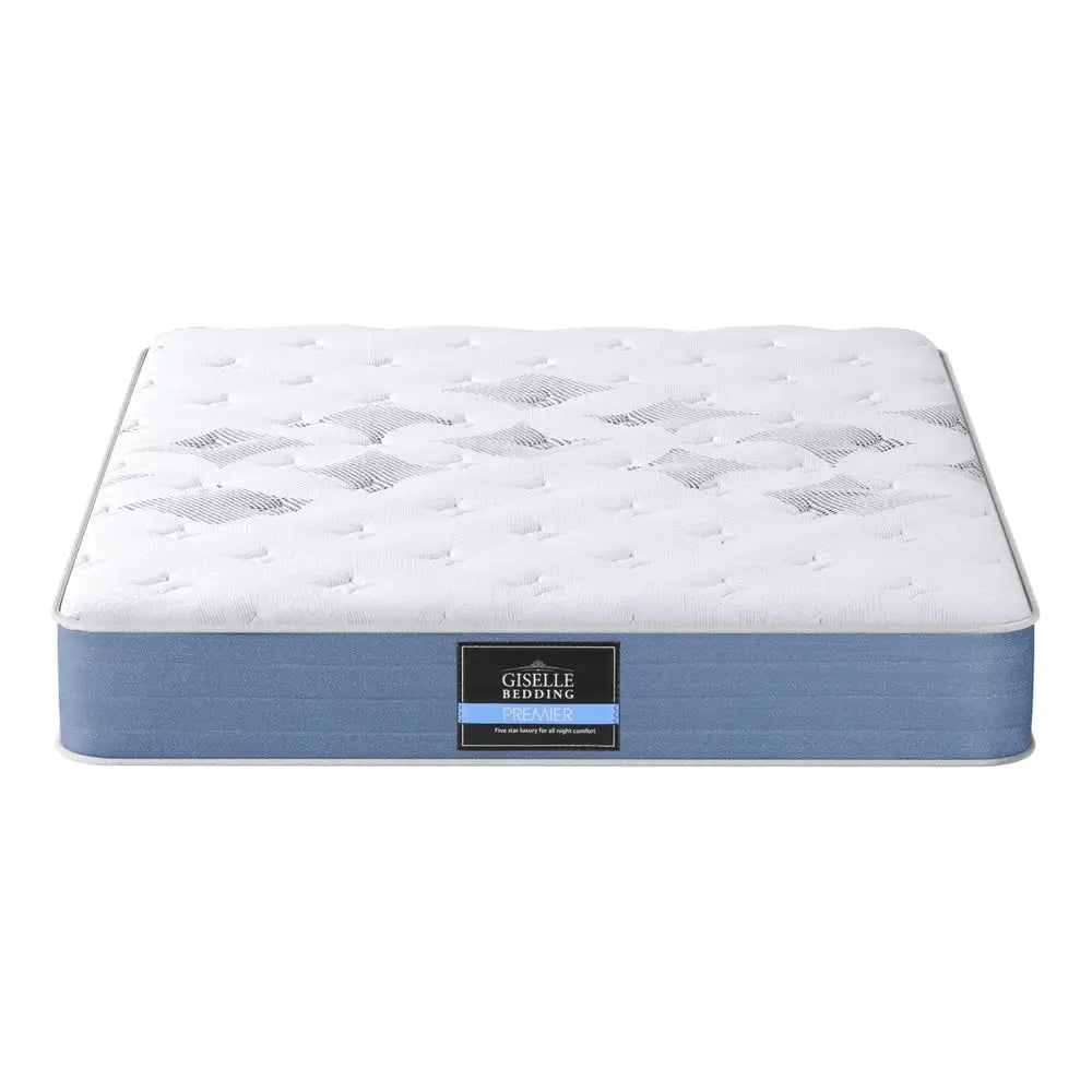 25cm Giselle Mattress Queen Bed Pocket Spring Mattresses - Furniture > Mattresses > Queen Mattress