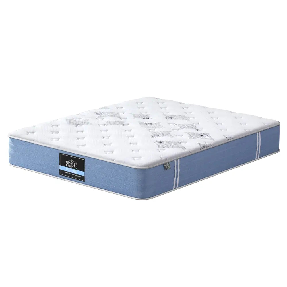 25cm Giselle Mattress Queen Bed Pocket Spring Mattresses - Furniture > Mattresses > Queen Mattress
