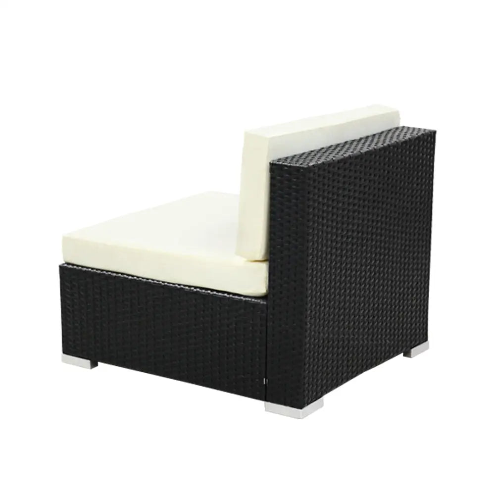 2PC Gardeon Outdoor Furniture Sofa Set Wicker Rattan Garden Lounge Chair Setting - Furniture > Outdoor
