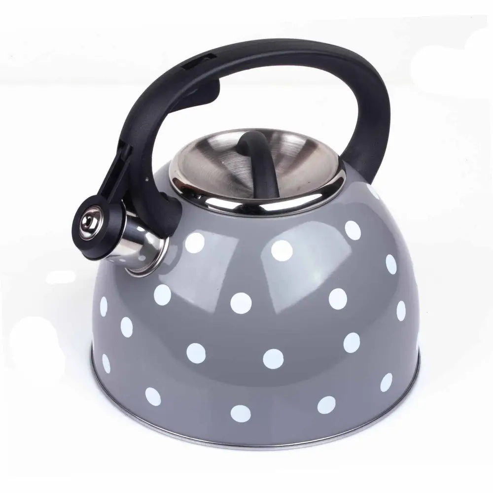 3 Liter Tea Whistling Kettle Stainless Steel Modern Whistling Tea Pot for Stovetop - Home & Garden > Kitchenware