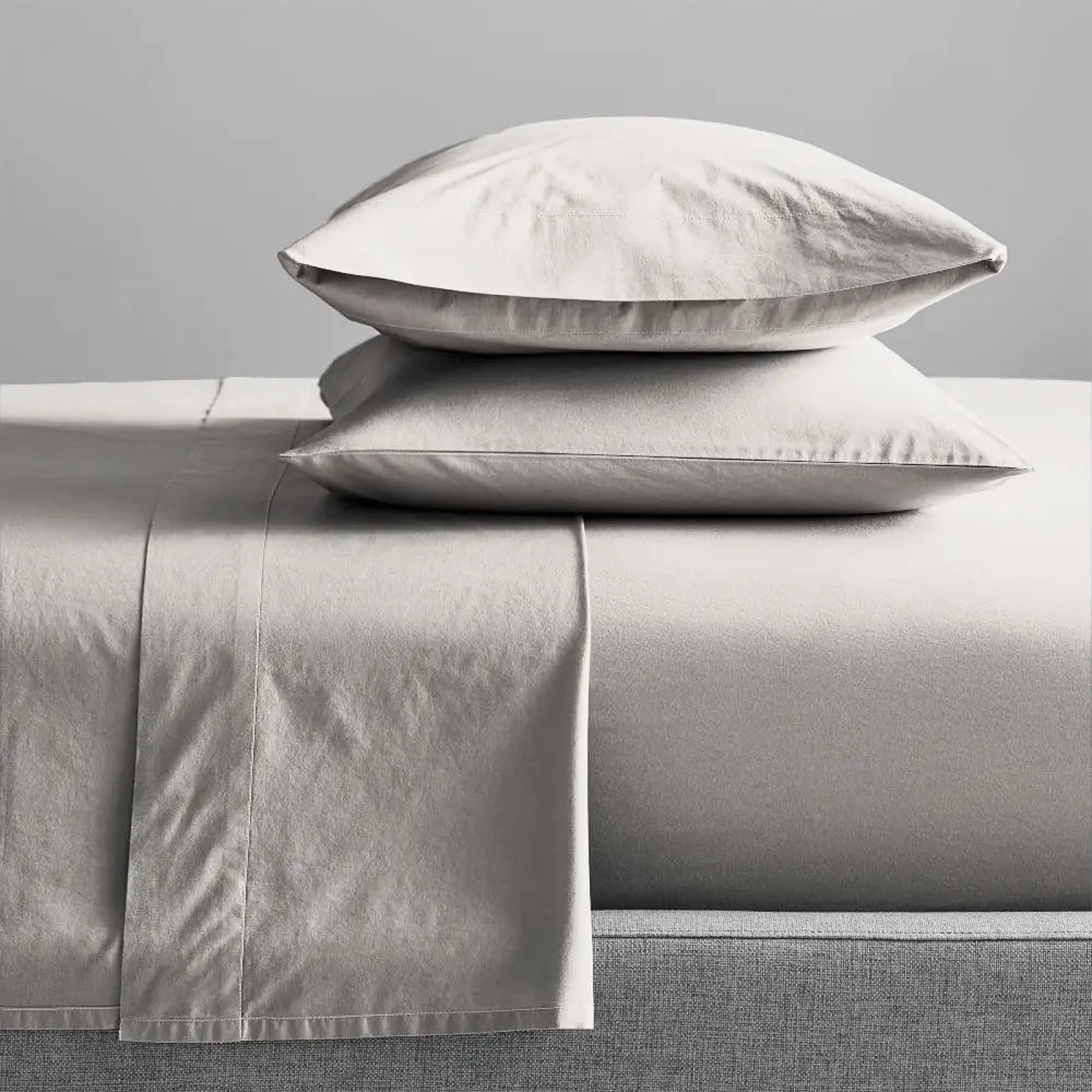 300 Thread Count 100 % Organic Cotton Moonbeam Sheet Sets by Renee Taylor Double - Home & Garden > Bedding > Bed Sheets