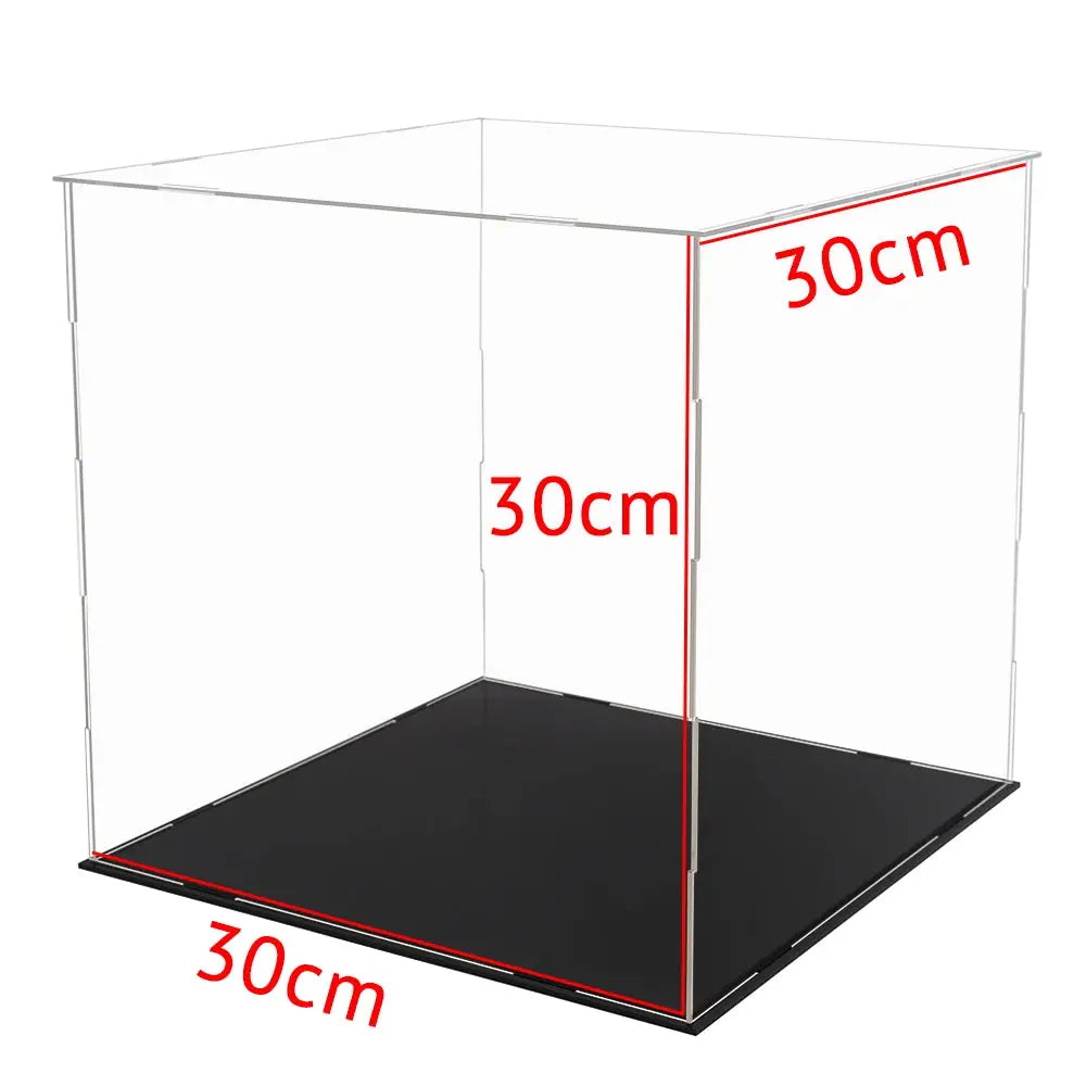 30x30x30CM Acrylic Display Case Dustproof Box Action Figure Model Car Collection - Home & Garden > Storage