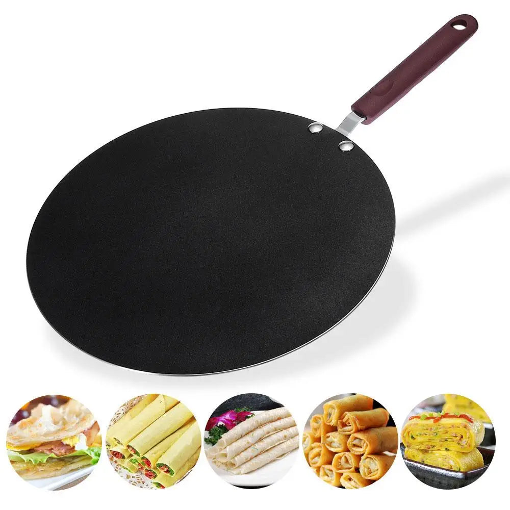 32cm Nonstick Frying Indian Tava Dosa Chapati Pan Flat Skillet Griddle Pan - Home & Garden > Kitchenware
