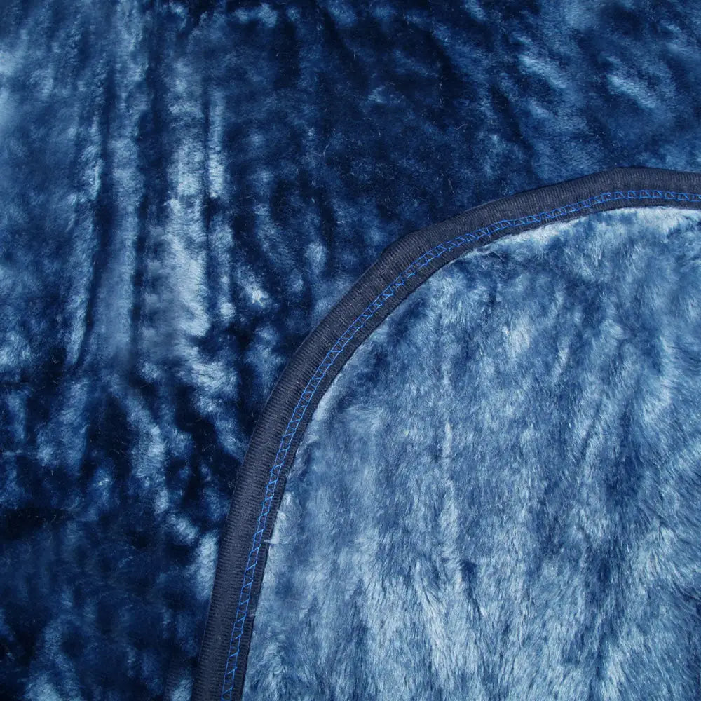 375gsm 1 Ply Solid Faux Mink Blanket Queen 200x240 cm Charcoal - Home & Garden > Bedding