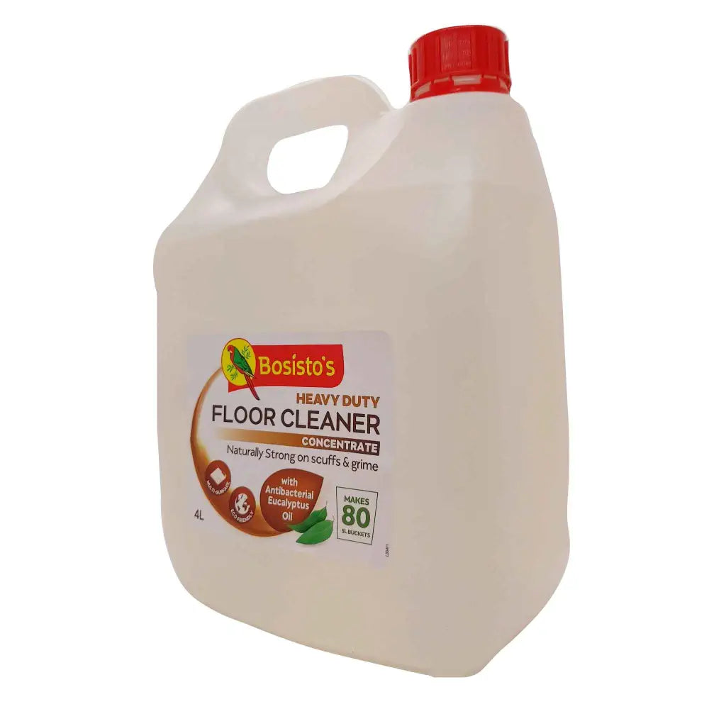 4L Floor Cleaner Concentrate Bosistos Heavy Duty Surface Cleaning Eucalyptus Oil - Home & Garden > Laundry & Cleaning >