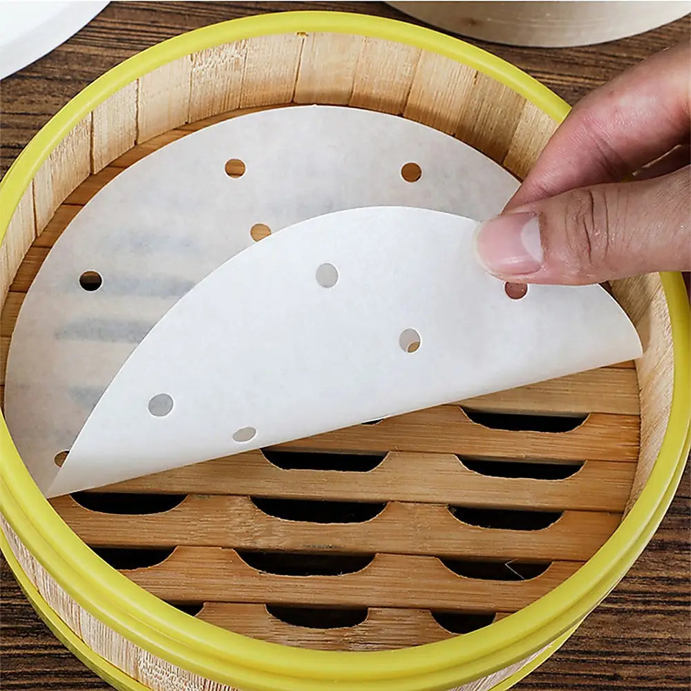 500pcs Patty Paper Baking Burger Wax Discs Nonstick BBQ Burger Paper 13cm - Home & Garden > Kitchenware