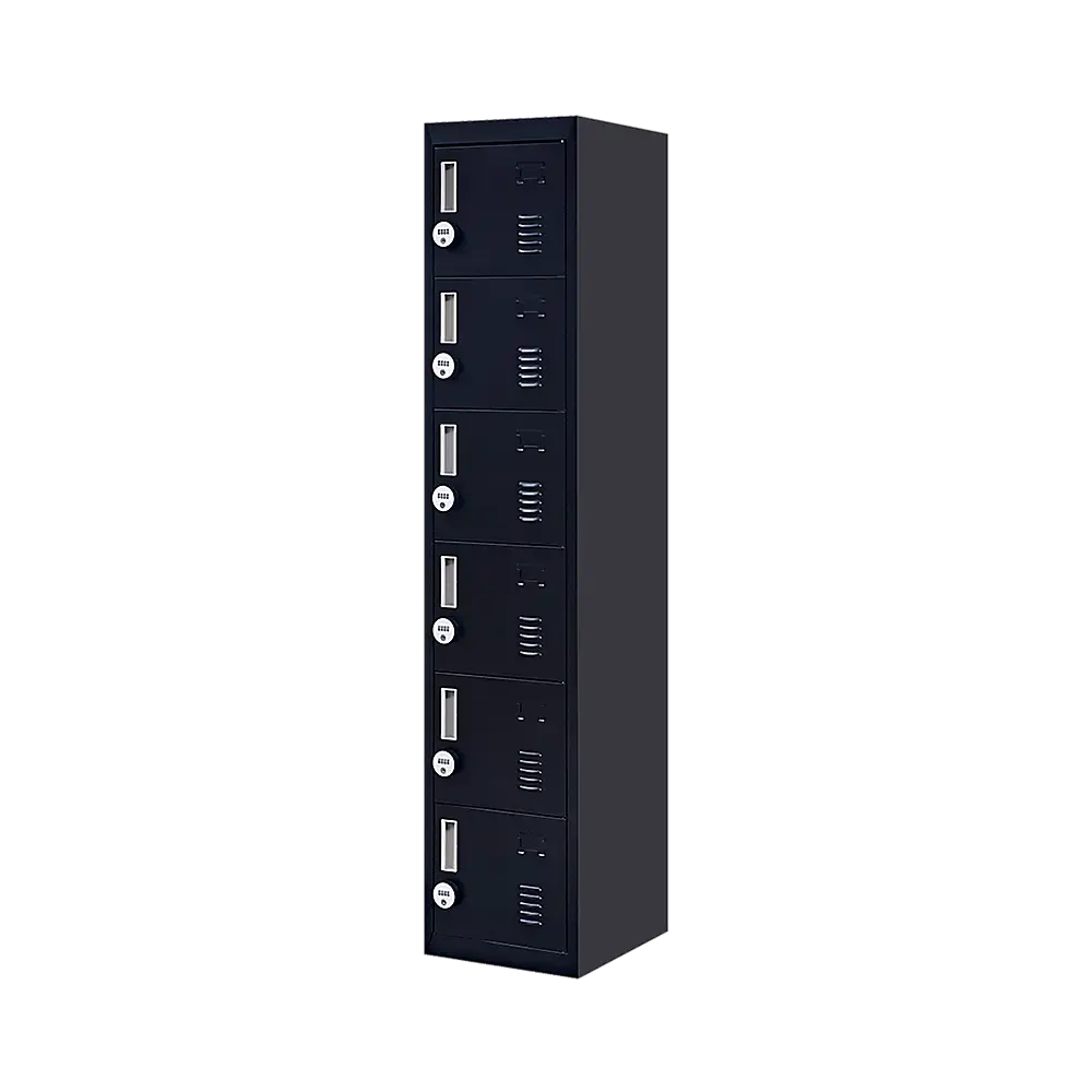 6-Door Locker for Office Gym Shed School Home Storage - Furniture > Office