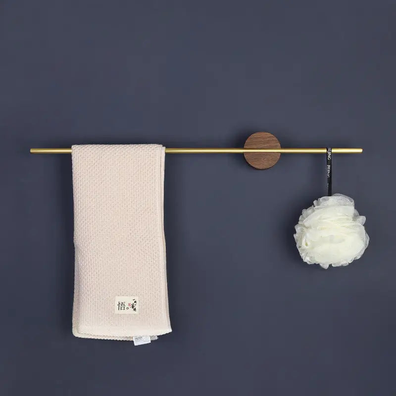 60CM Brushed Golden Brass Towel Bar Bathroom Kitchen Hand Towel Rack Holder Hanger - Home & Garden > Kitchenware