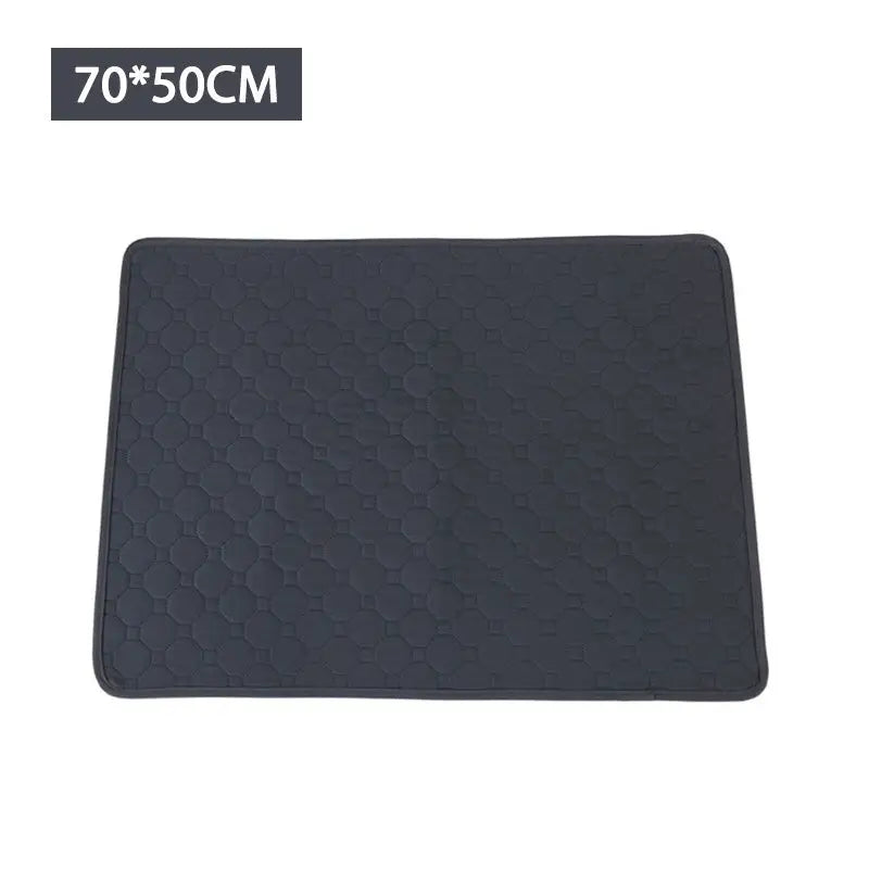 70X50cm Washable Pet Dog Pee Pad Reusable Cat Puppy Training Wee Absorbent Mat Pads Bed - Pet Care > Dog Supplies > Dog