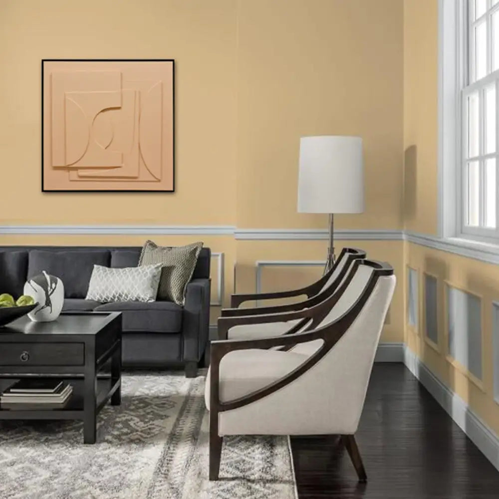 80X80cm Panorama Dimensions II Black Framed Hand Painted Canvas 3D Wall Art - Home & Garden > Wall Art
