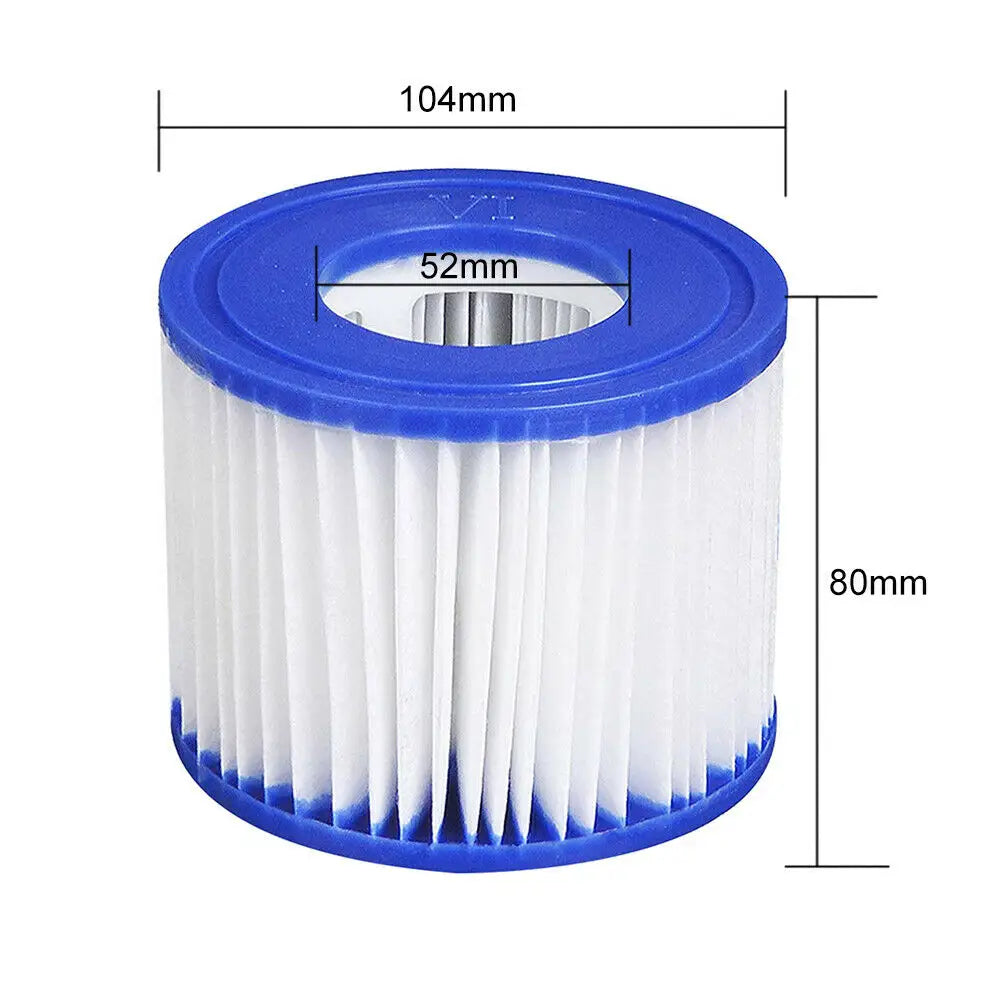 8PCS Replacement Bestway VI Filter Cartridge Inflatable Lay-Z-Spa Filters 58323 - Home & Garden > Pool & Accessories