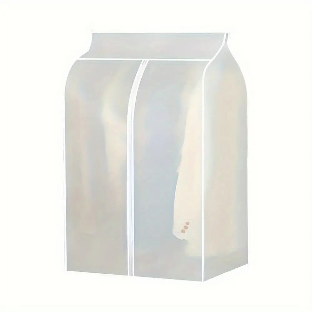 90cm Clothes Dust Cover Wardrobe Cloth Cover Clothes Storage Bag For Garments Suits Dresses Coats - Home & Garden >