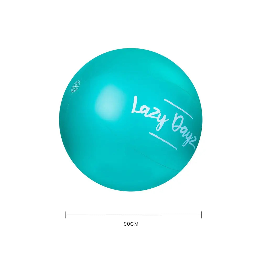 90cm Lazy Dayz Inflatable Jumbo Beach Ball - Teal - Home & Garden > Pool & Accessories > Pool Toys & Inflatables