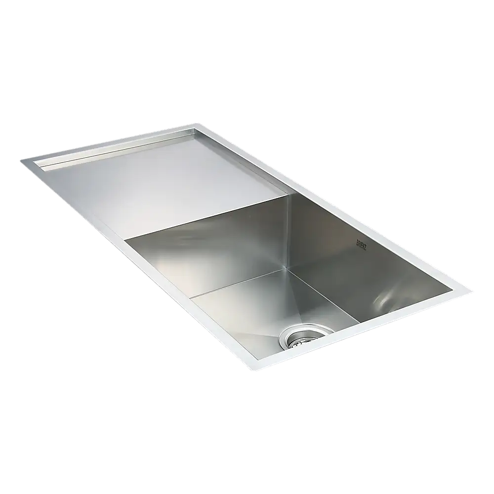 960x450mm Handmade Stainless Steel Undermount / Topmount Kitchen Sink with Waste - Furniture > Bathroom > Sinks