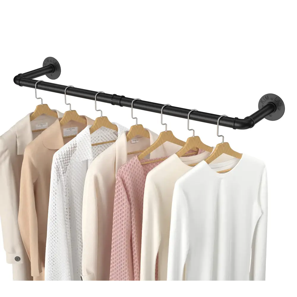 97cm Clothing Racks for Hanging Clothes Garment Rack Industrial Pipe clothes Rack Drying Rack - Home & Garden > Storage