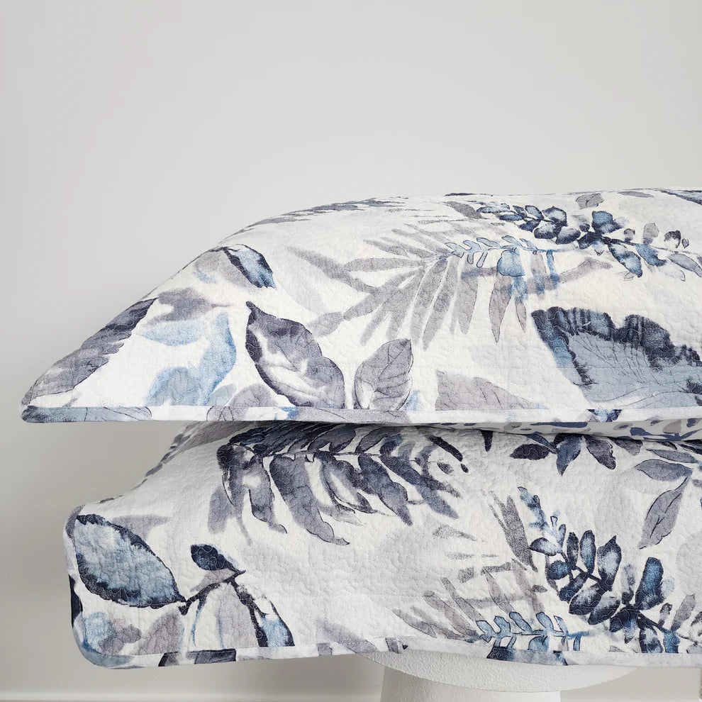 Sapphire Coverlet – Ultra-Soft 100% Cotton with 2 Pillowcases | Lightweight & Hypoallergenic Bedding