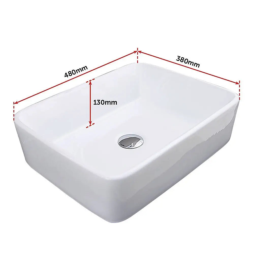 Above Counter Bathroom Vanity Square Basin - Furniture > Bathroom > Sinks