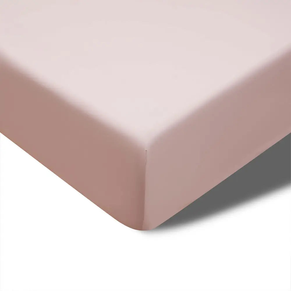 Accessorize 400TC Blush Bamboo Cotton Fitted Sheet 40cm Wall Single - Home & Garden > Bedding > Bed Sheets