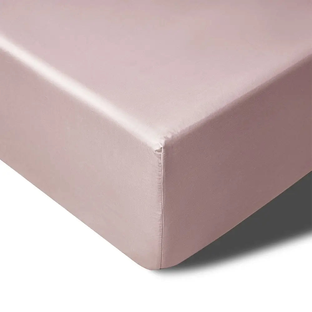 Accessorize 400TC Blush Bamboo Cotton Mega / Super Fitted Sheet 50cm Wall King - Home & Garden > Bedding > Bed Sheets