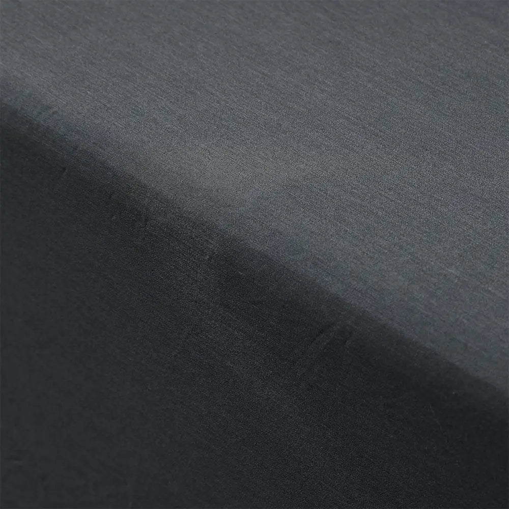 Accessorize 400TC Charcoal Bamboo Cotton Fitted Sheet 40cm Wall Single - Home & Garden > Bedding > Bed Sheets