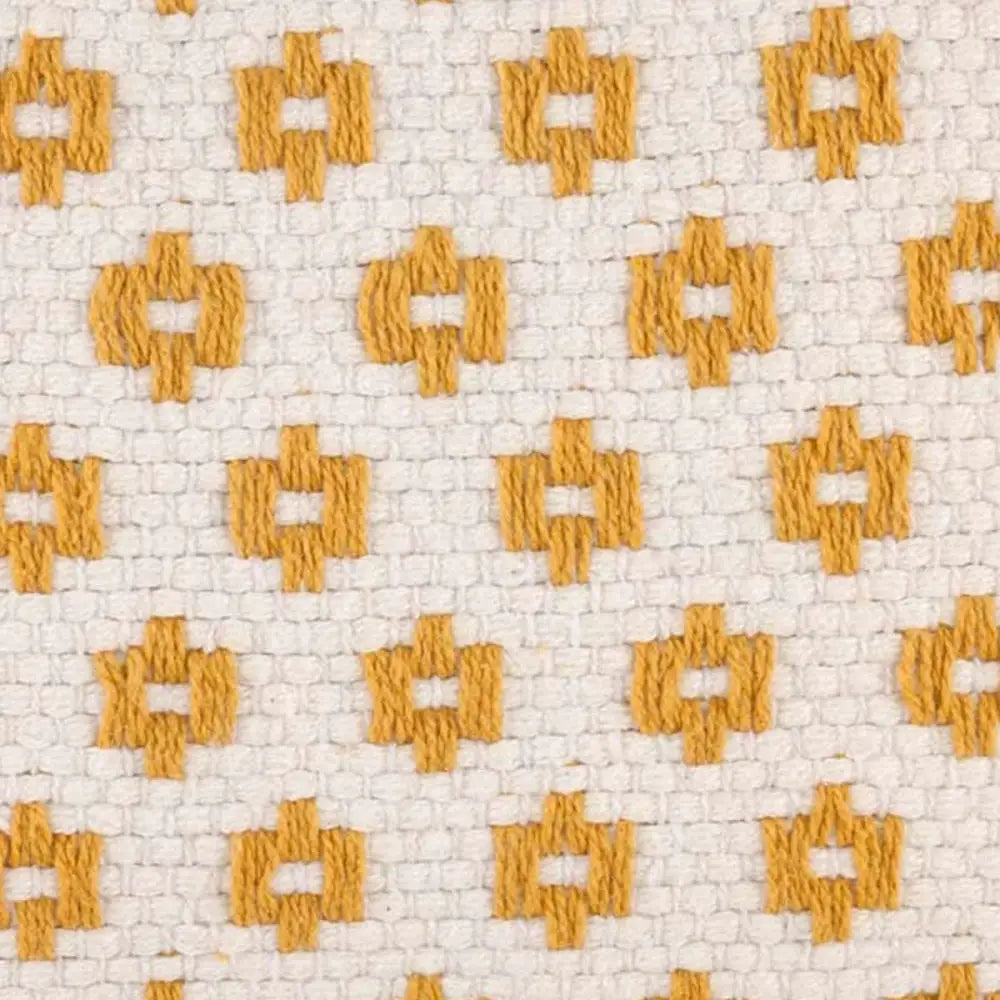 Accessorize Norah Ochre Rectangular Filled Cushion 30cm x 50cm - Home & Garden > Decor > Cushions & Throws