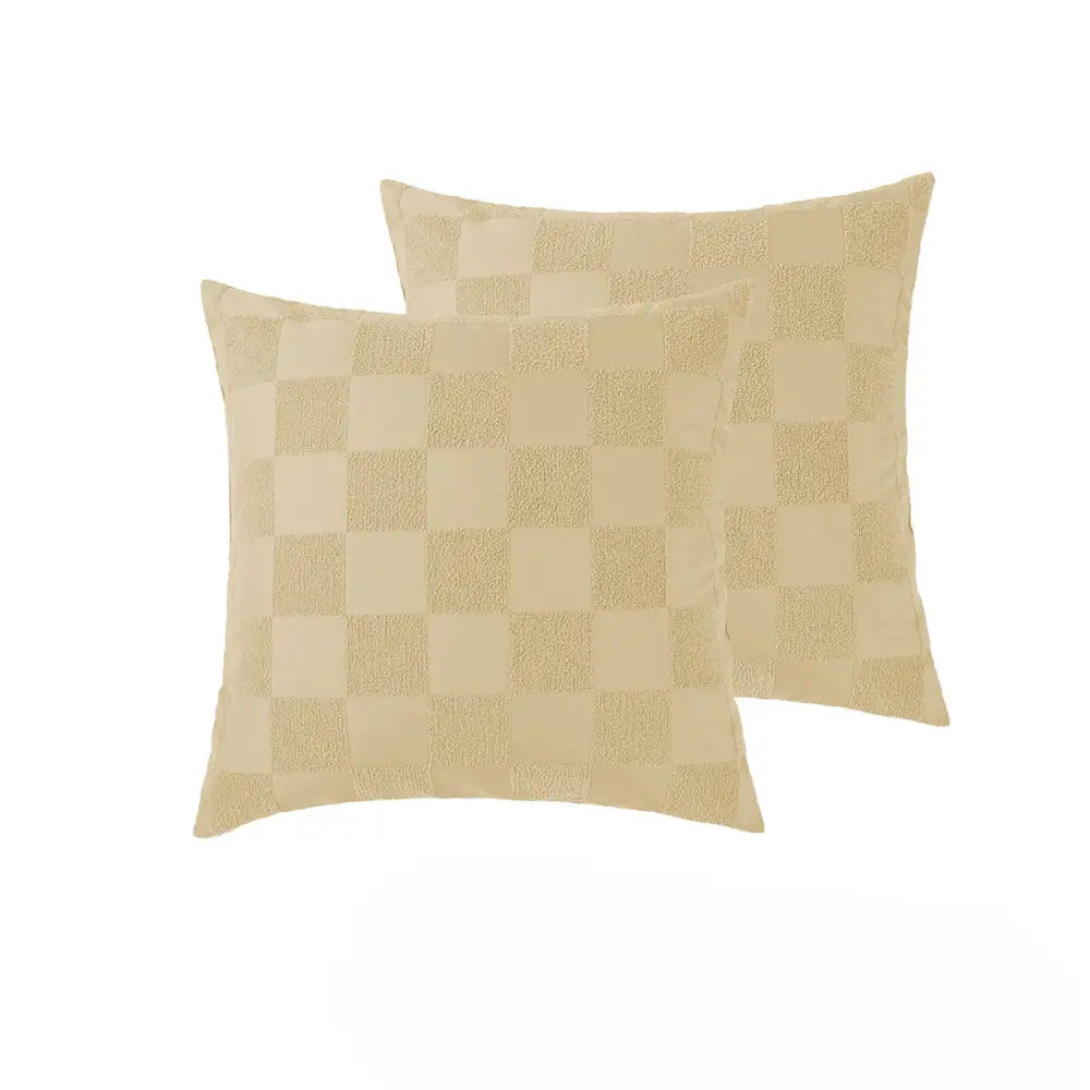 Accessorize Pair of Tipo Safari Chenille European Pillowcases 65 x 65cm - Home & Garden > Bedding > Pillowcases