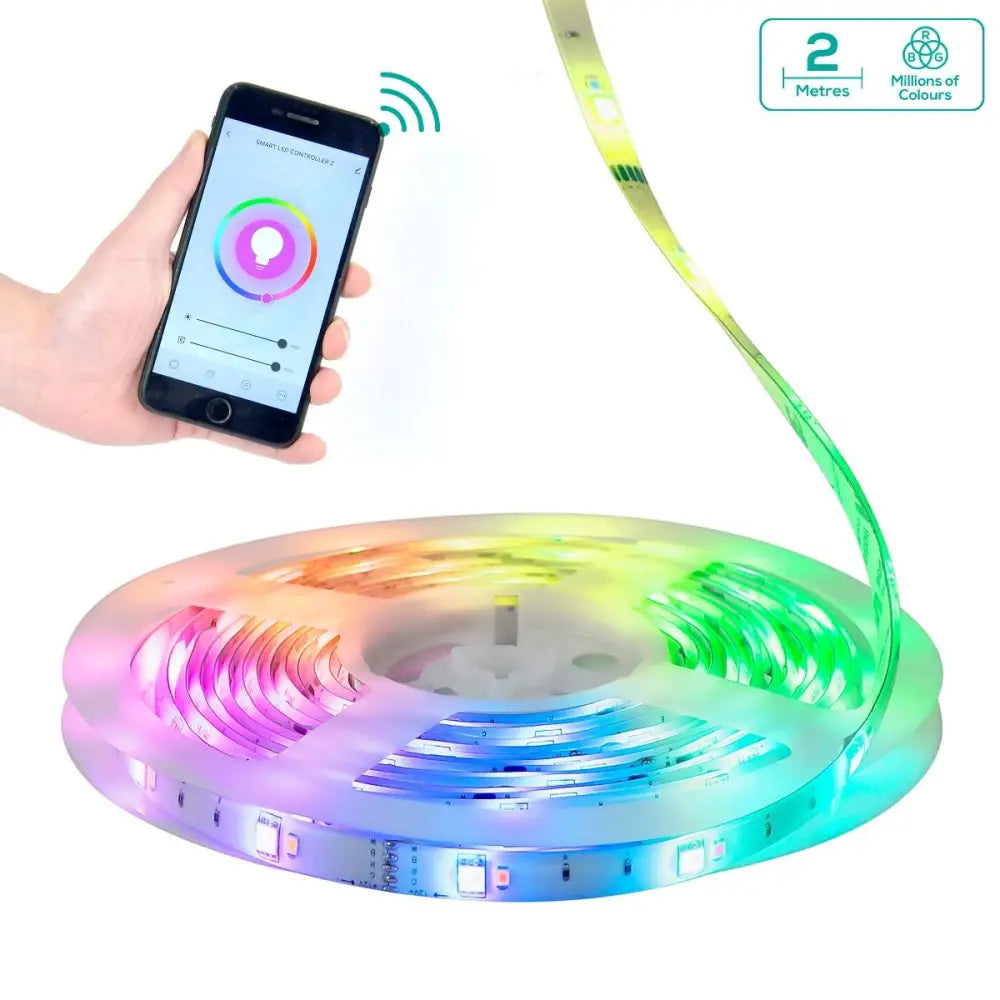 activiva 2m IP65 Smart RGB & Warm White LED Strip Lights - Occasions > Lights