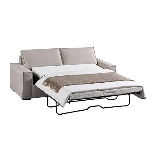 Ada Multifunctional 3 Seater Sofa Bed Fabric Upholstery Wooden Structure - Furniture > Sofas
