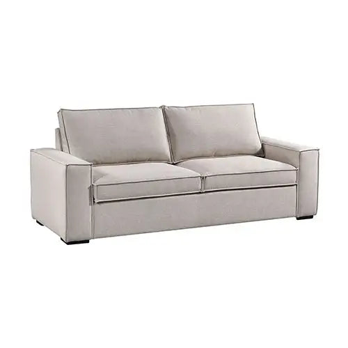 Ada Multifunctional 3 Seater Sofa Bed Fabric Upholstery Wooden Structure - Furniture > Sofas