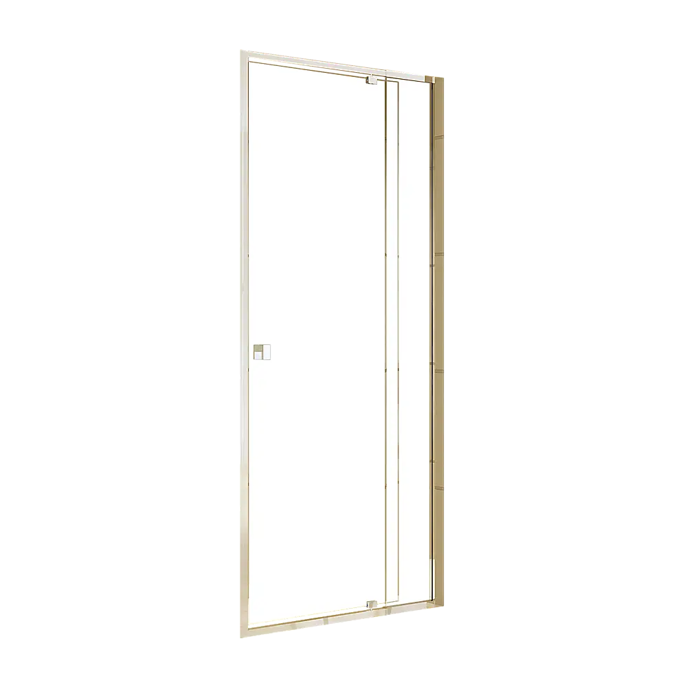 Adjustable Semi Frameless Shower Screen (82~90) x 195cm Australian Safety Glass - Furniture > Bathroom > Shower Heads &