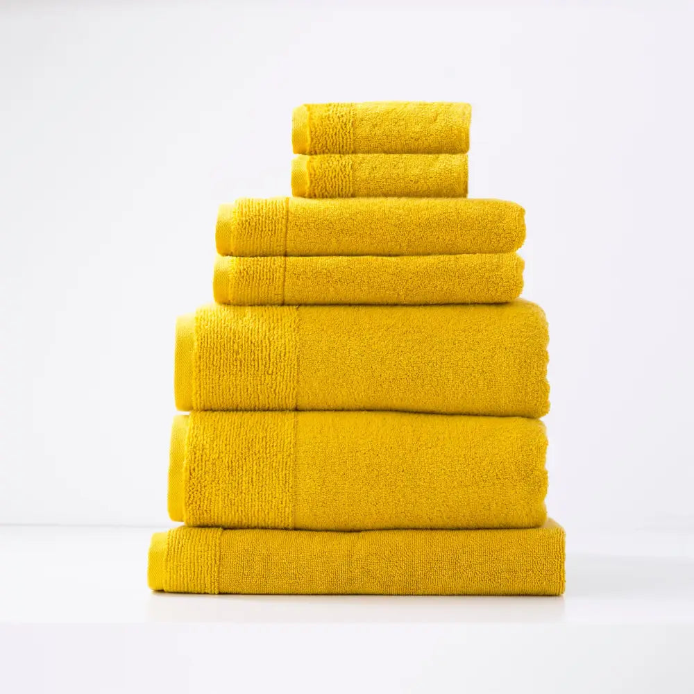 Aireys 650 GSM Zero Twist 7 Piece Spice Bath Towel by Renee Taylor - Home & Garden > Bathroom Accessories > Bath Towels