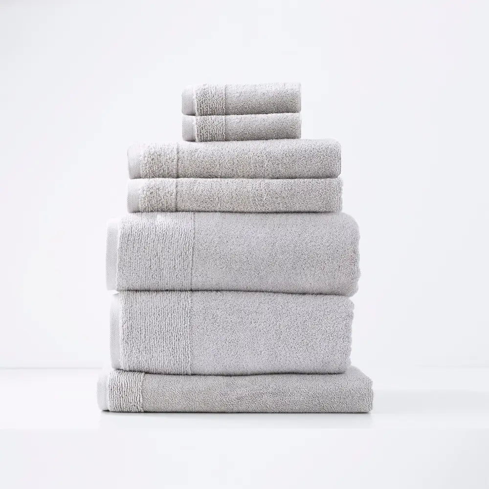 Aireys 650 GSM Zero Twist 7 Piece Vapour Bath Towel by Renee Taylor - Home & Garden > Bathroom Accessories > Bath