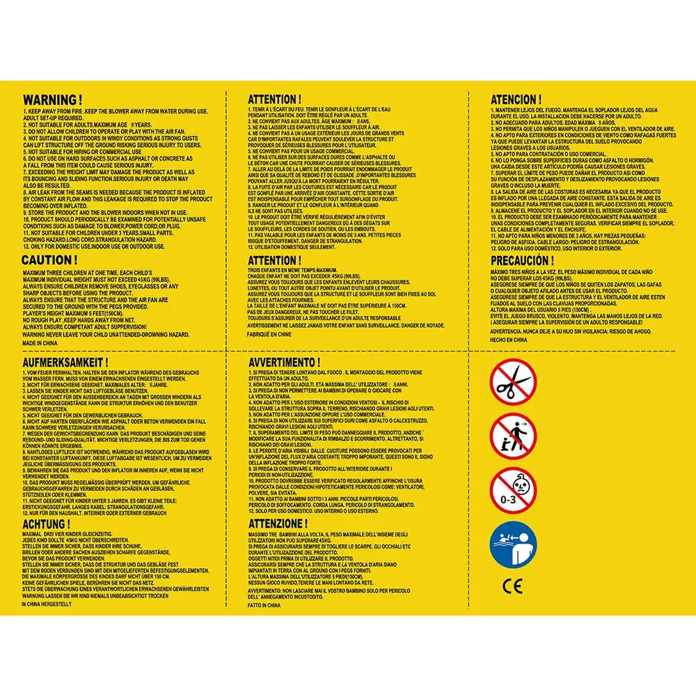 AirMyFun Inflatable Water Slide Kids Jumping Castle Trampoline Outdoor - Home & Garden > Pool & Accessories > Pool Toys