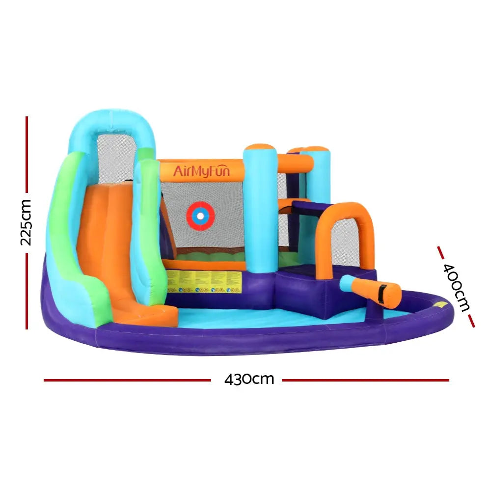 AirMyFun Inflatable Water Slide Kids Jumping Castle Trampoline Outdoor - Home & Garden > Pool & Accessories > Pool Toys