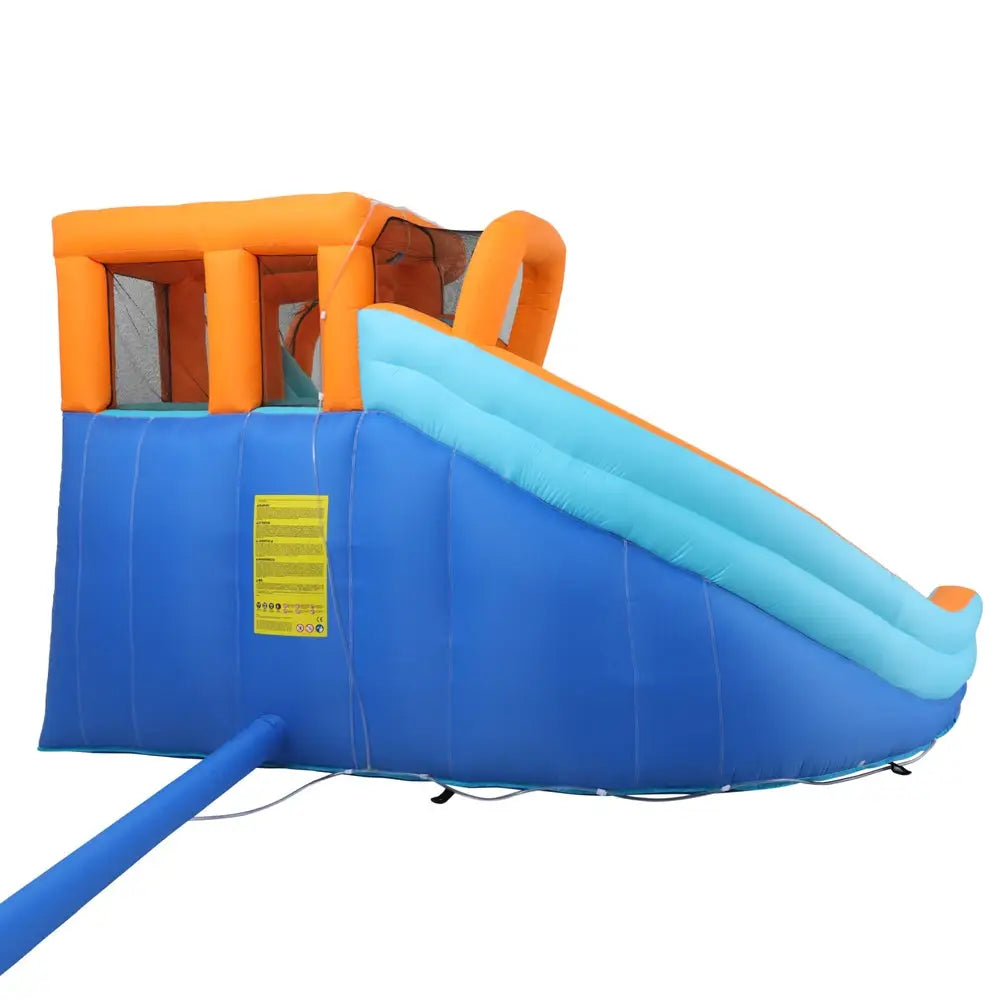 AirMyFun Kids Inflatable Pool Water Double Slide Park Jumping Castle 465X390CM - Baby & Kids > Baby & Kid’s Toys >