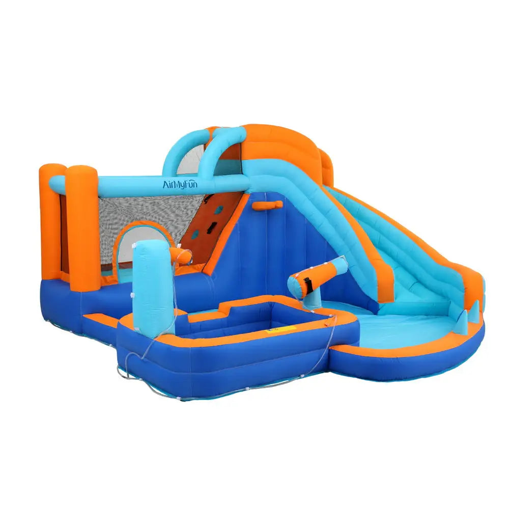 AirMyFun Kids Inflatable Pool Water Slide Park Jumping Castle Bounce 382X381CM - Baby & Kids > Baby & Kid’s Toys >