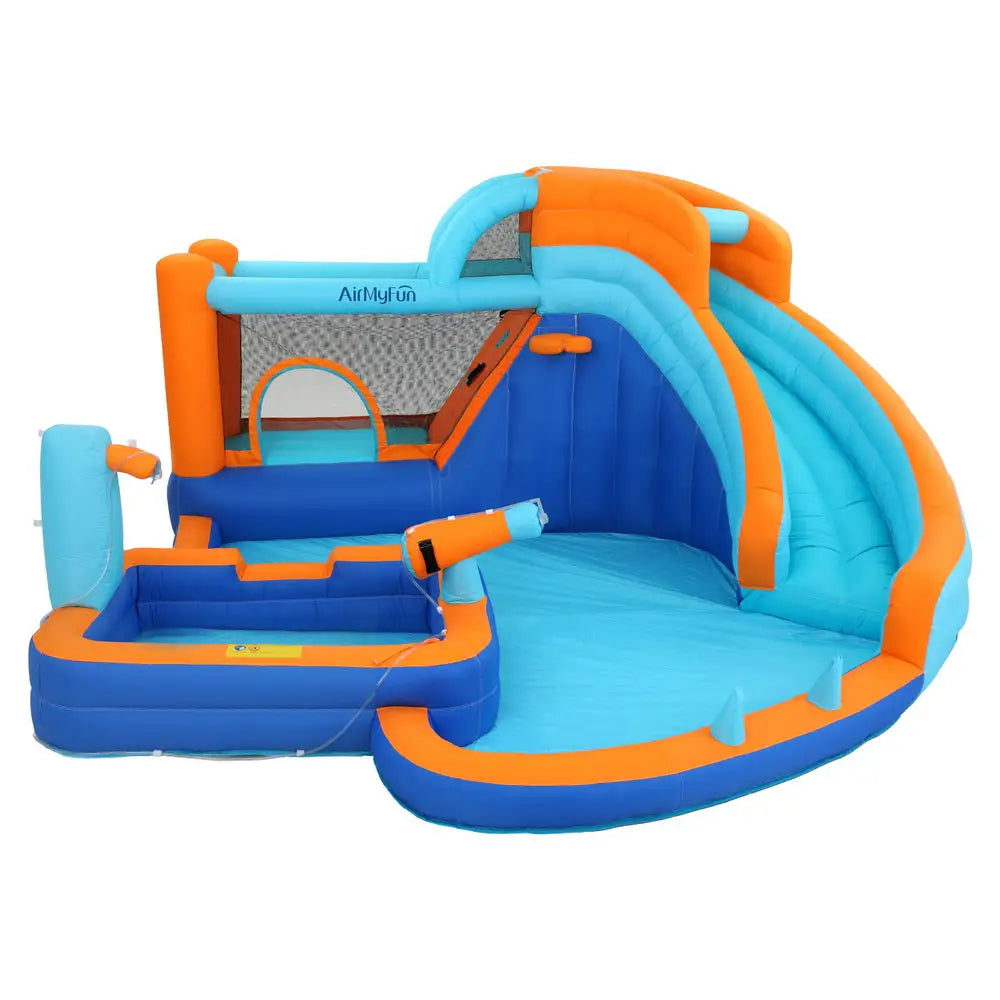 AirMyFun Kids Inflatable Pool Water Slide Park Jumping Castle Bounce 382X381CM - Baby & Kids > Baby & Kid’s Toys >