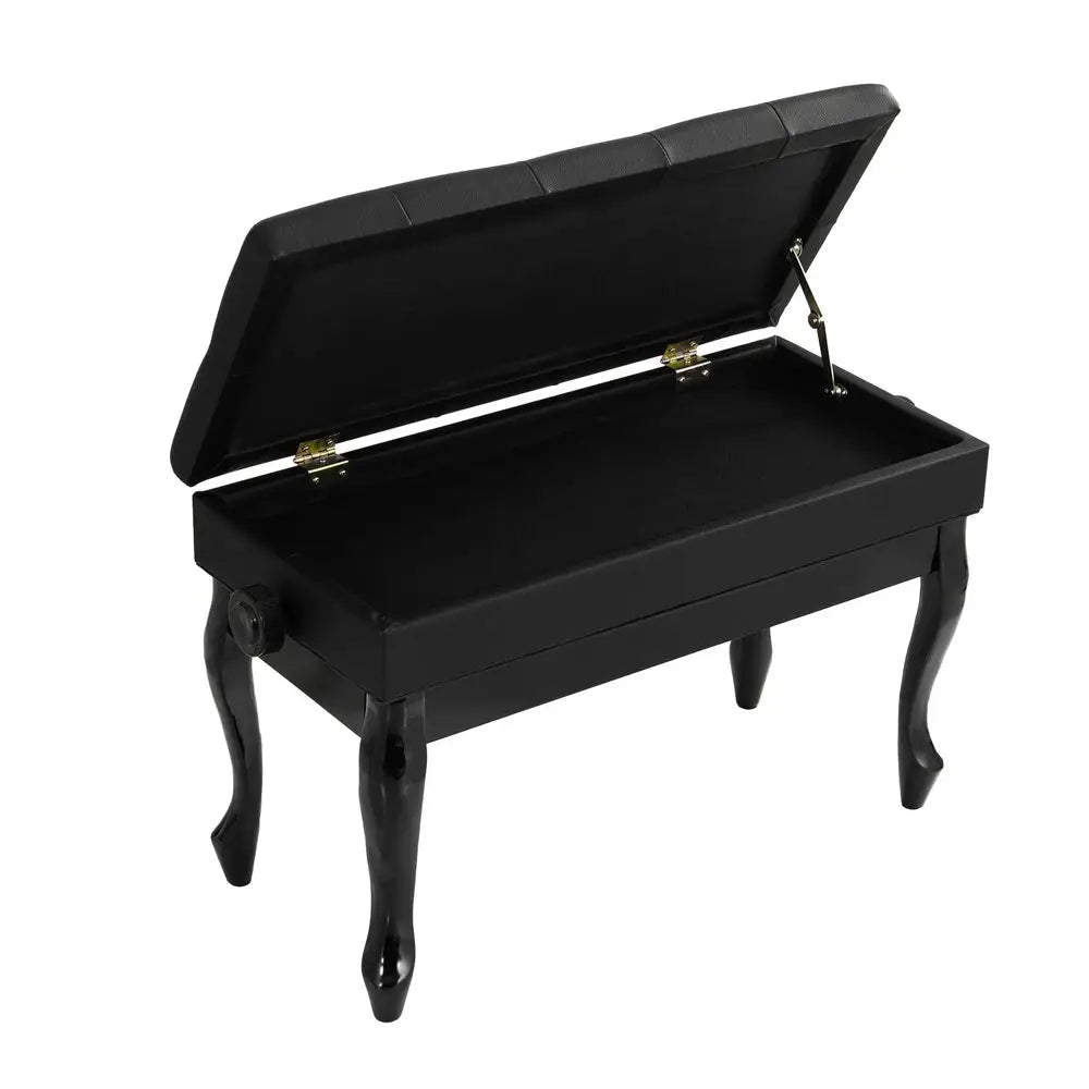 Alpha Piano Bench Stool Adjustable Height Keyboard Seat - Furniture > Bar Stools & Chairs > Table & Bar Stools