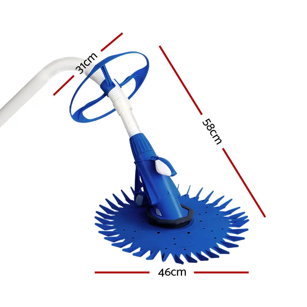 Aquabuddy Pool Cleaner Automatic Vacuum Floor Climb Swimming Wall Pool 10M Hose - Home & Garden > Pool & Accessories